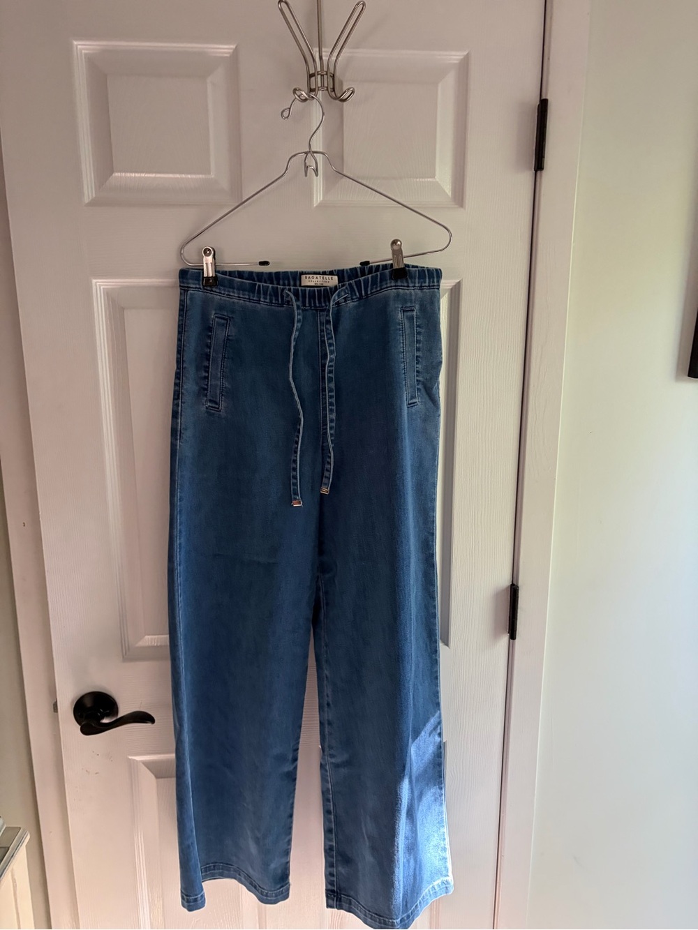 bagatelle Light Blue Denim Wide-Leg Pants